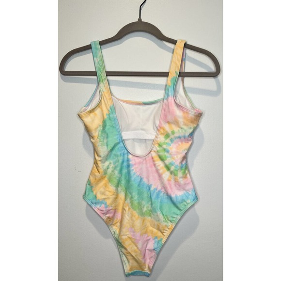 Stoney Clover Lane x Target Tie Dye Cheeky High Leg One Piece Suit Small ~ NWOT - Picture 2 of 4